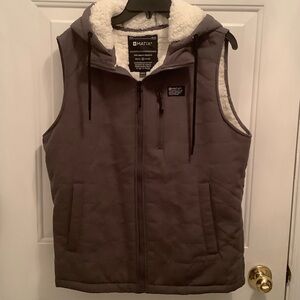 Matix Men's Charcoal Hooded Vest